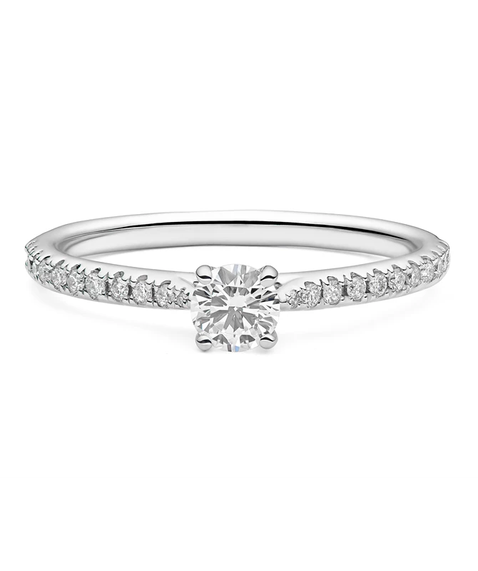 Celestial zlatni zaručnički prsten s dijamantima