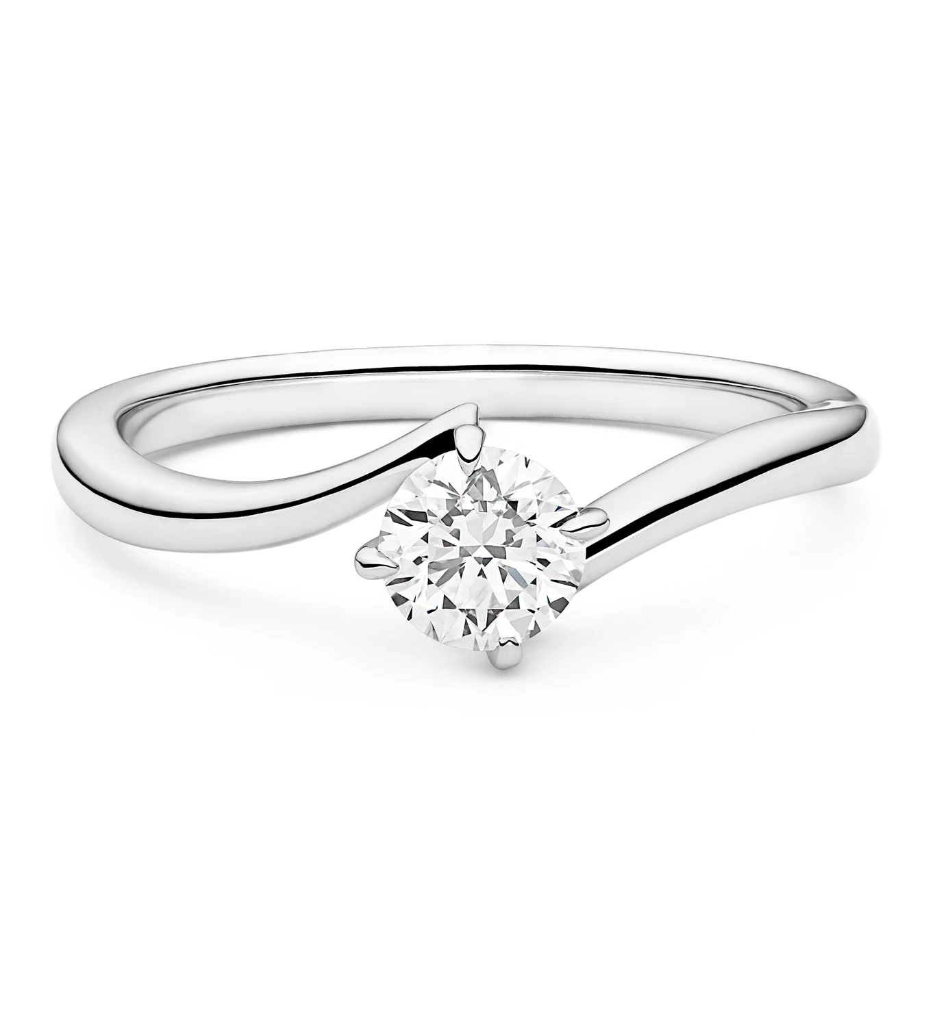 Skyfall zlatni zaručnički prsten s dijamantom