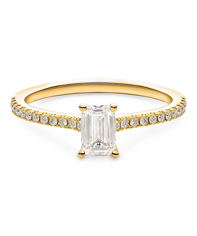 Madrigal zlatni zaručnički prsten s dijamantima