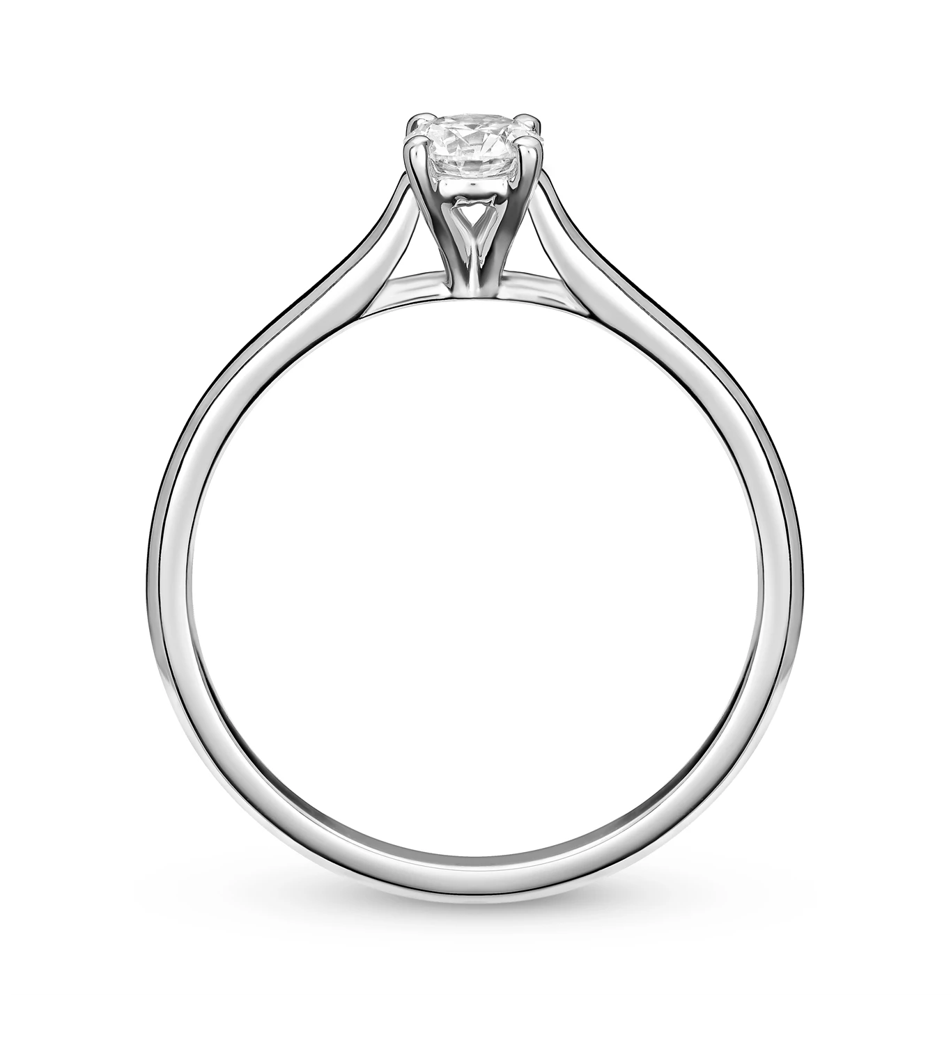 Minuet zlatni zaručnički prsten s dijamantom