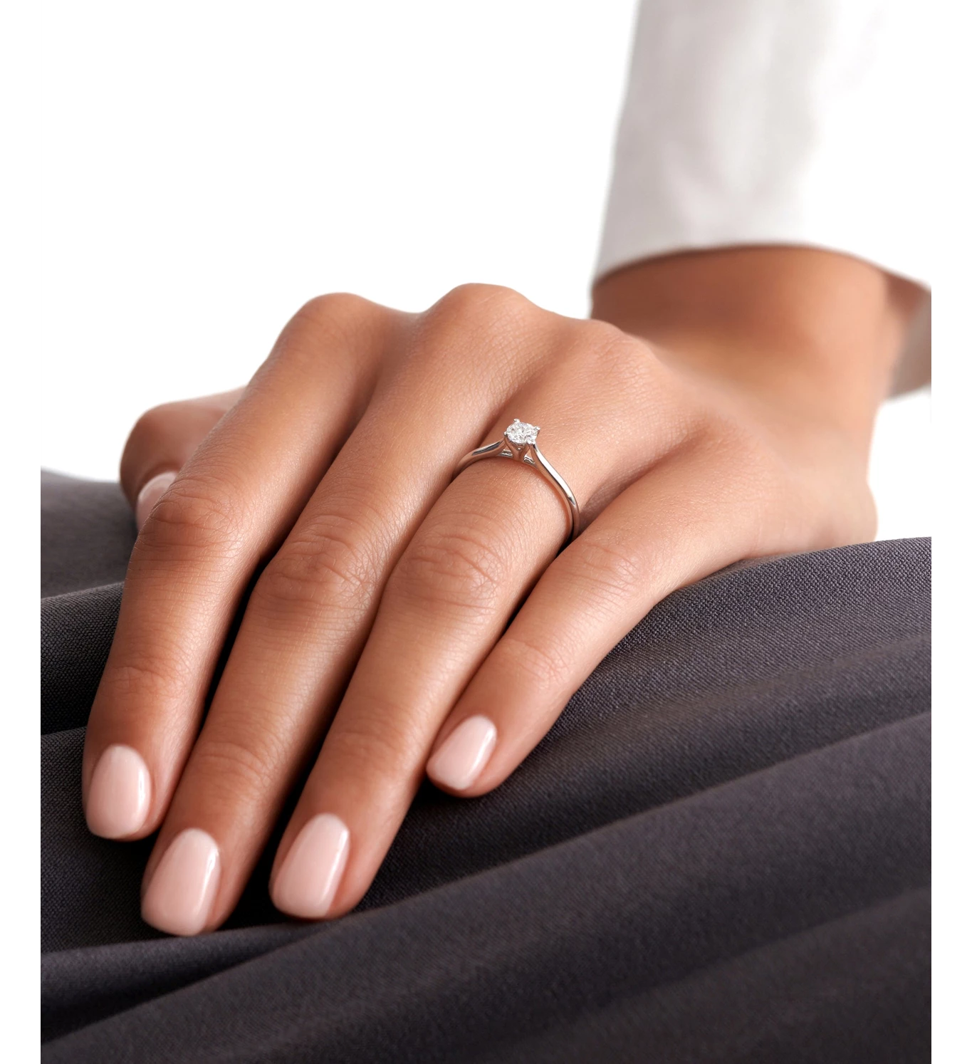 Minuet zlatni zaručnički prsten s dijamantom
