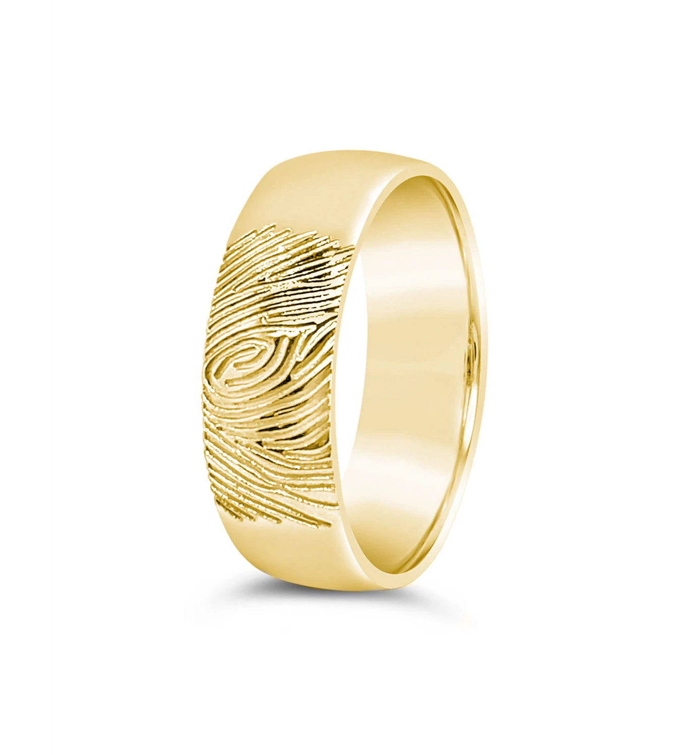 Fingerprint zlatni vjenčani prsten