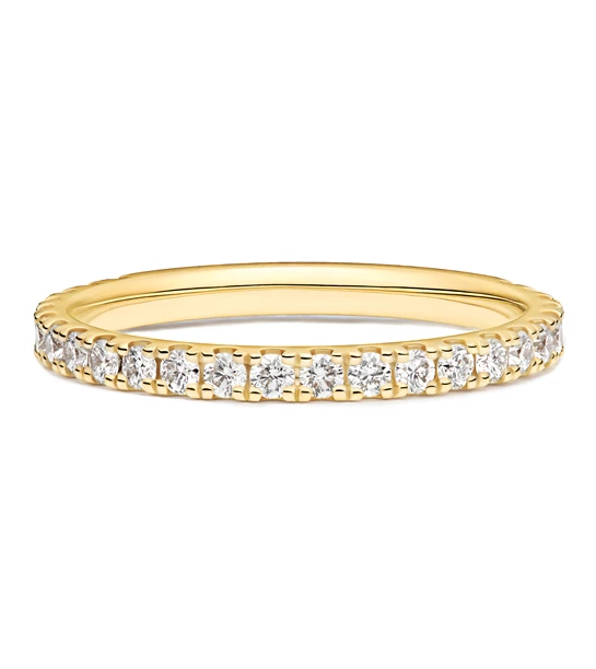Nightfall Romance zlatni prsten s dijamantima