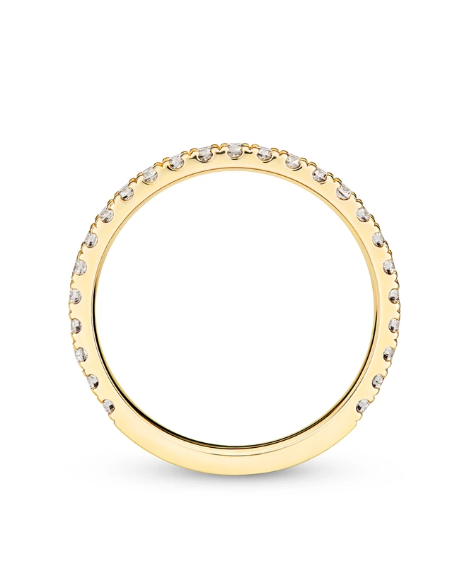 Nightfall Romance zlatni prsten s dijamantima