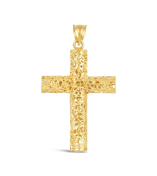 Faith Cross zlatni privjesak
