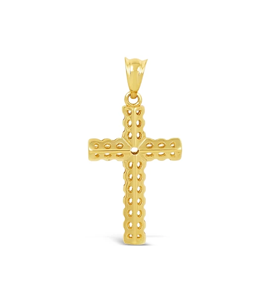 Eternal Faith Cross zlatni privjesak