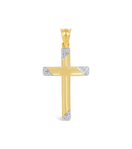 Divine Cross zlatni privjesak