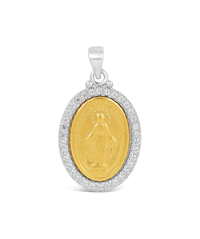 Our Mary zlatni privjesak