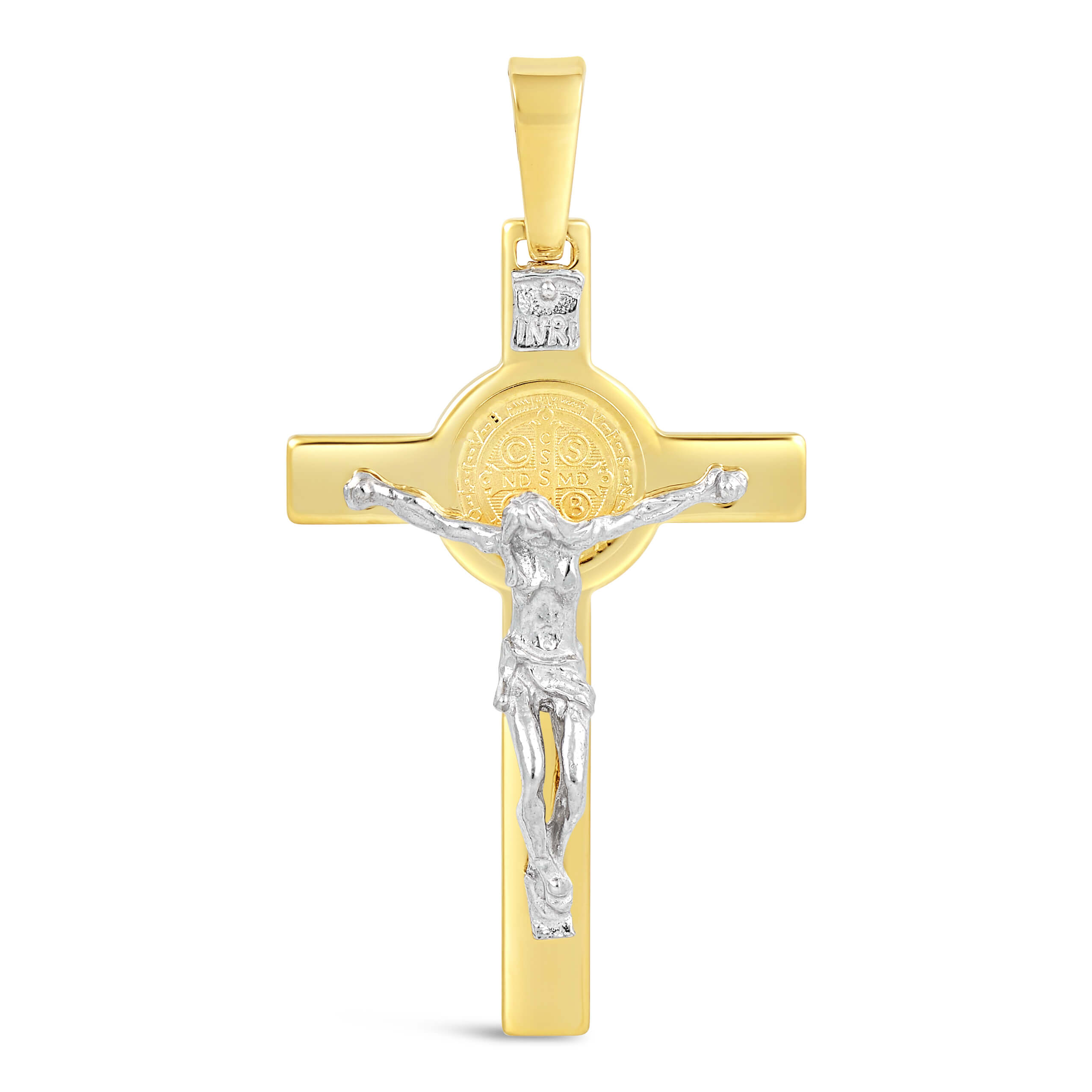 Spiritual Cross zlatni privjesak