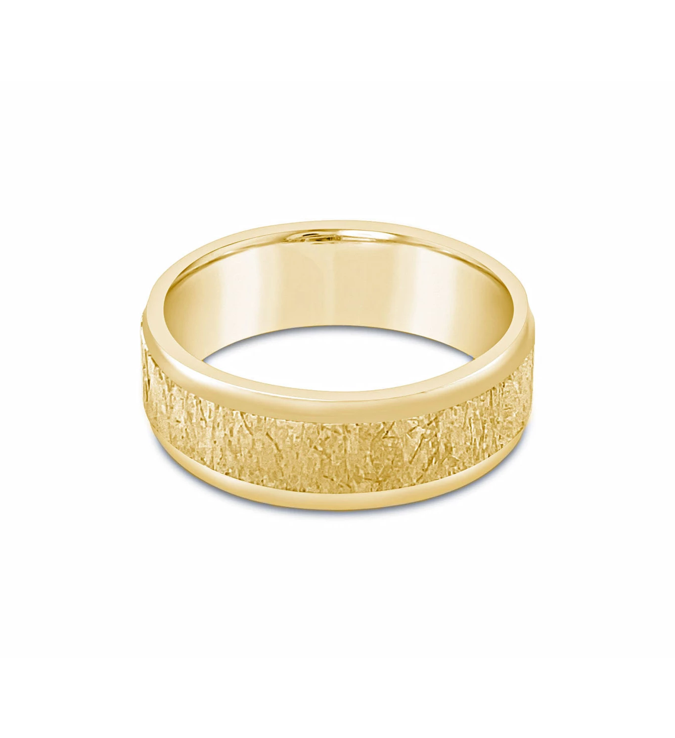 Signed zlatni vjenčani prsten