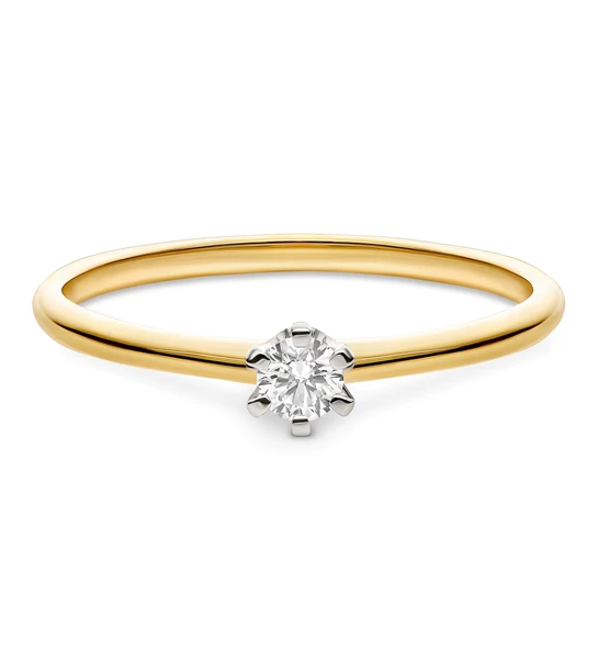Grace zlatni zaručnički prsten s dijamantom