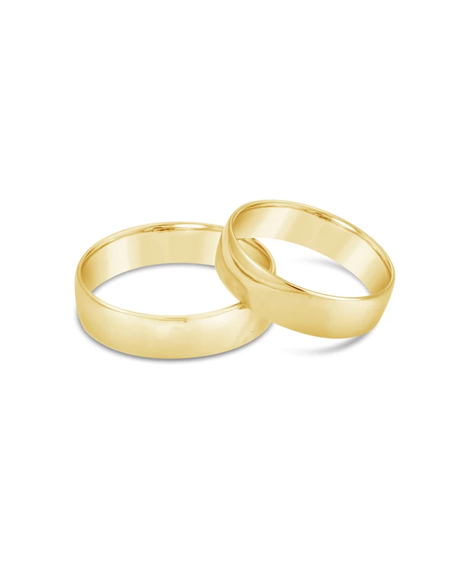 Happiness zlatno vjenčano prstenje