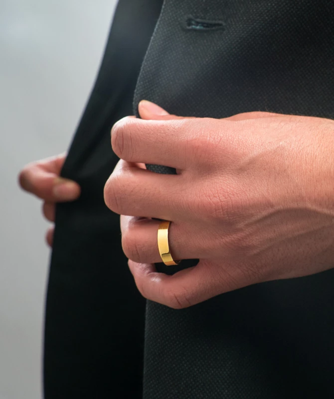 Together zlatni vjenčani prsten