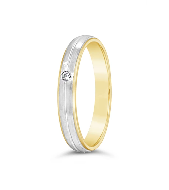This Love zlatni vjenčani prsten