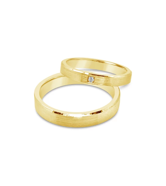 Vows zlatno vjenčano prstenje