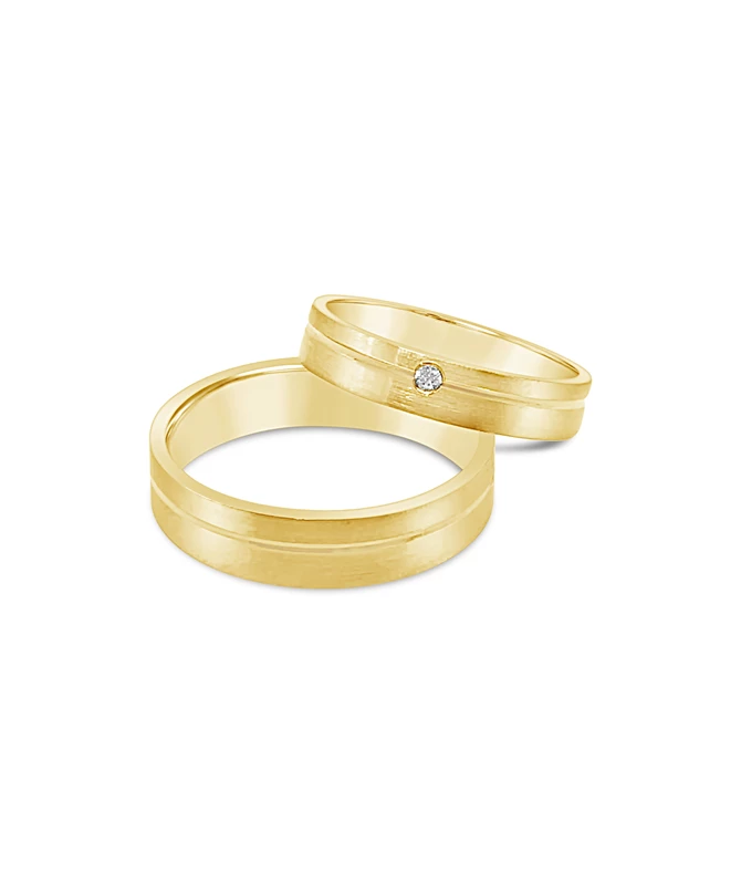 Love Story zlatno vjenčano prstenje