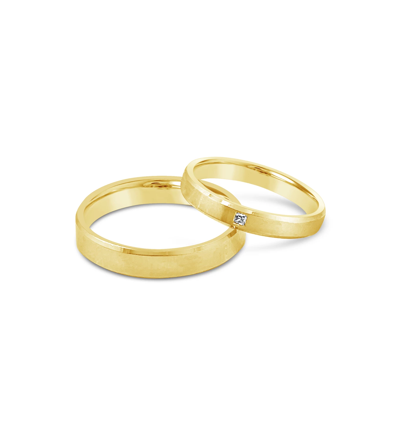 Happily Ever After zlatno vjenčano prstenje