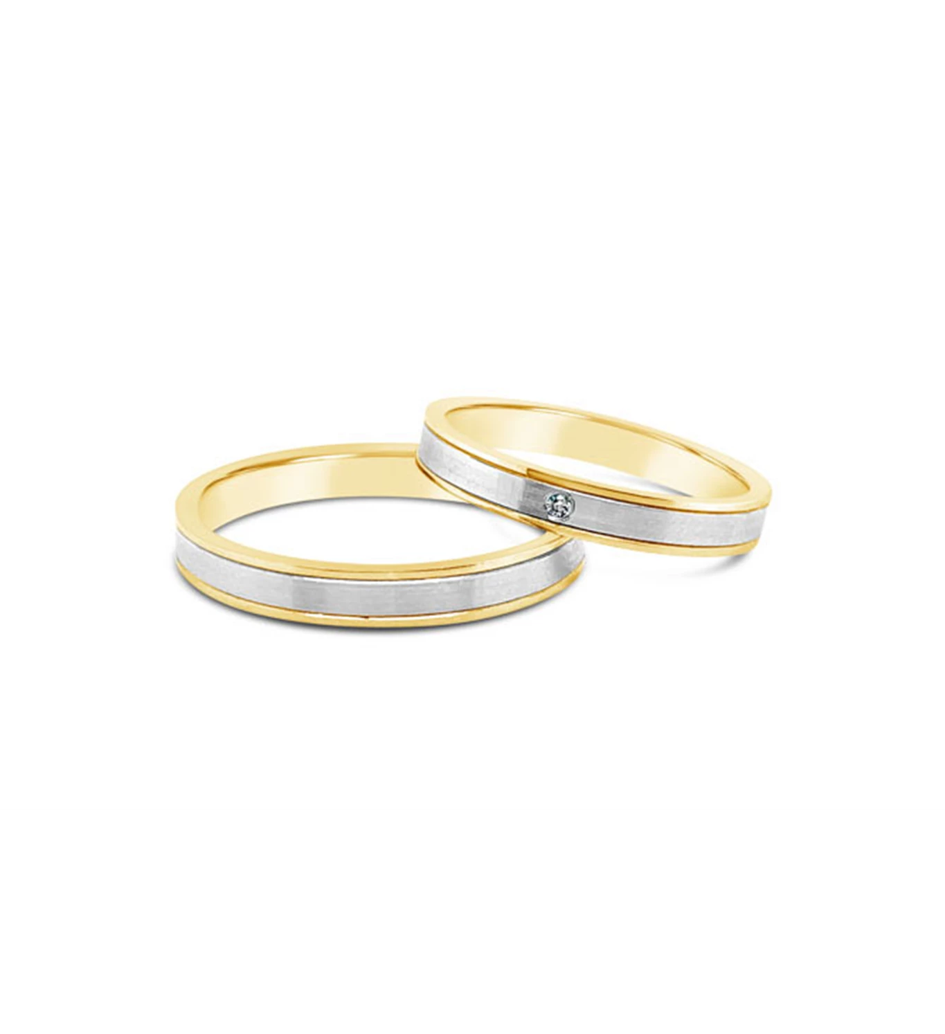 Sealed zlatno vjenčano prstenje