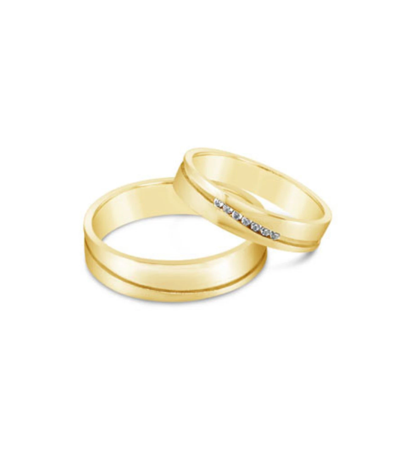 Perfect Match zlatno vjenčano prstenje