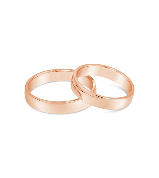 XOXO zlatno vjenčano prstenje
