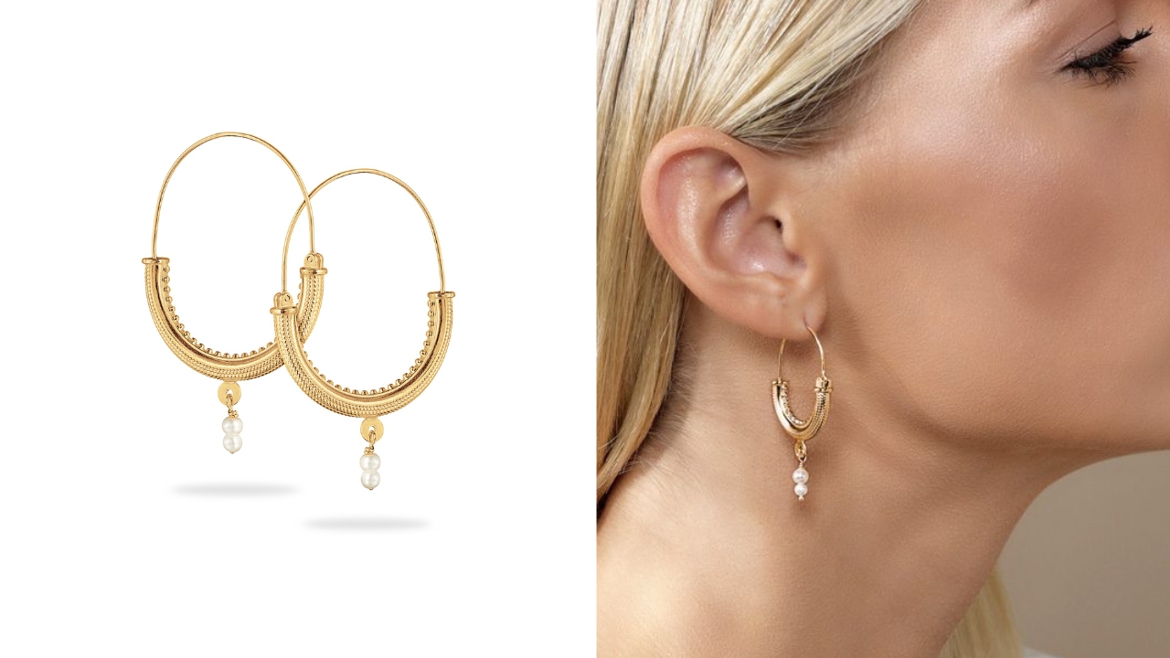 Konavoske naušnice s biserima