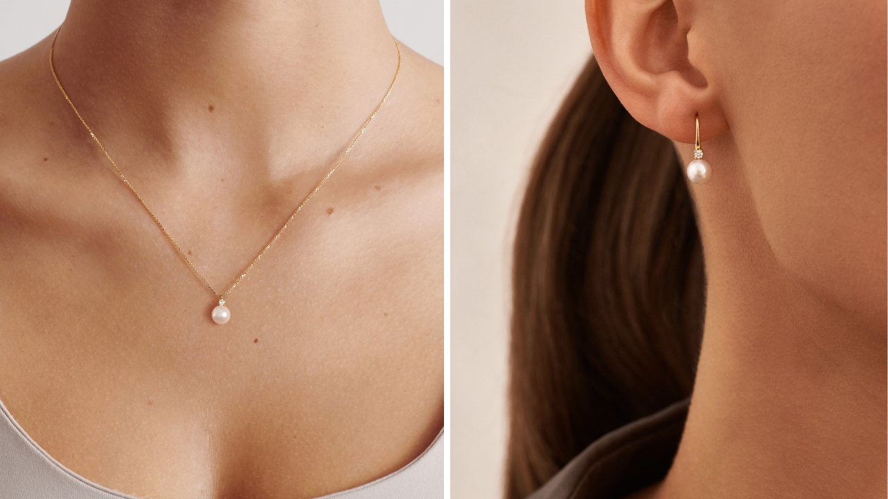 Divine Pearl set s biserima i dijamantima