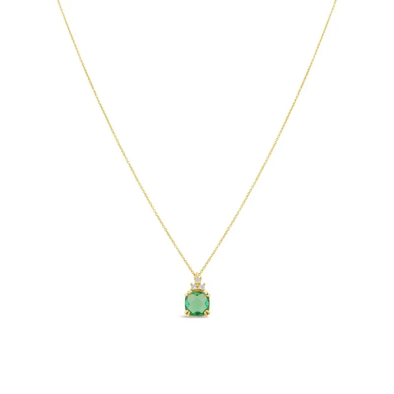 Verdant Charm zlatna ogrlica