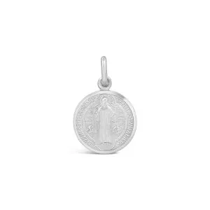 Saint Benedict Medal of Faith zlatni privjesak