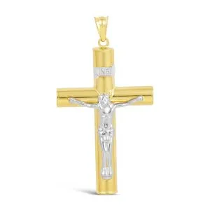 Serenity Cross zlatni privjesak
