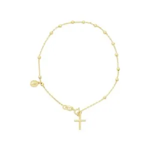 Holy Rosary zlatna narukvica krunica