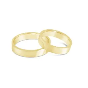 Soulmate zlatno vjenčano prstenje par