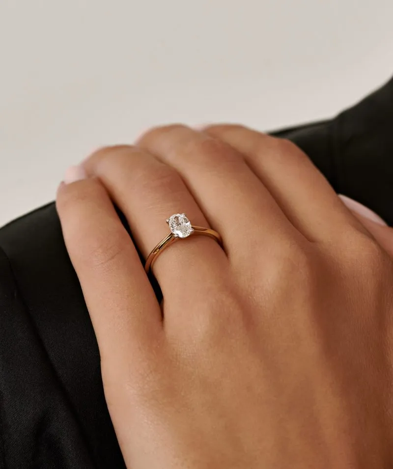 Answer of Love zlatni zaručnički prsten s dijamantom 0.68 - 0.77 ct