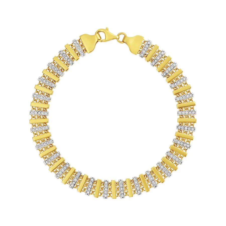 Golden elegance zlatna narukvica