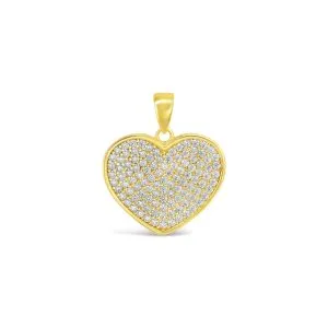 Gleaming Heart zlatni privjesak
