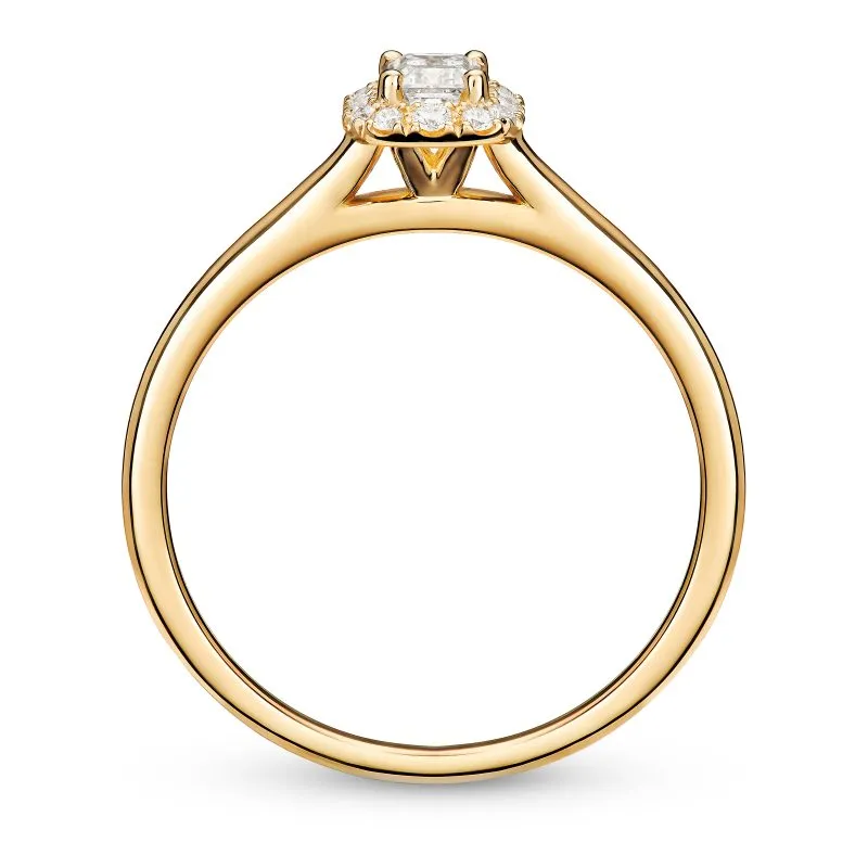 Impression zlatni zaručnički prsten s dijamantom 0.32 - 0.36 ct