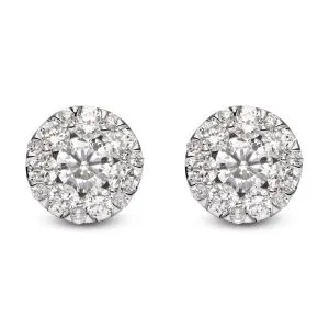 Elegant Glow zlatne naušnice s dijamantima 0.42 ct