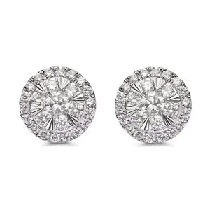 Mini Gleam zlatne naušnice s dijamantima 0.72 ct