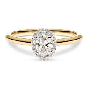 Enchante zlatni zaručnički prsten s dijamantom 0.32 - 0.41 ct