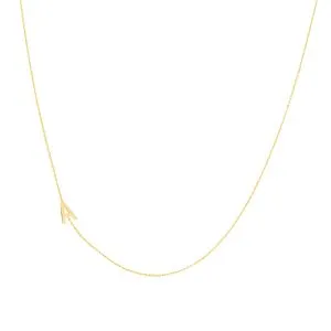 Zlatna ogrlica s inicijalom