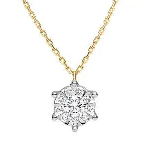 Celestial Grace zlatna ogrlica s dijamantima 0.32 - 0.36 ct