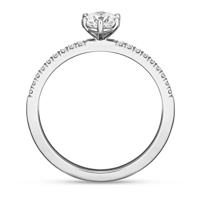 Heavenly Harmony zlatni zaručnički prsten s dijamantima 0.59 - 0.68 ct