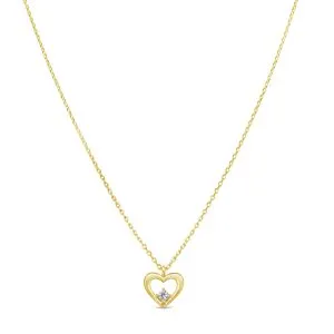 Aura Heart zlatna ogrlica