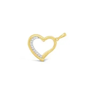 Luster Heart zlatni privjesak