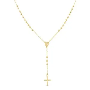 Rosary Duo zlatna ogrlica krunica