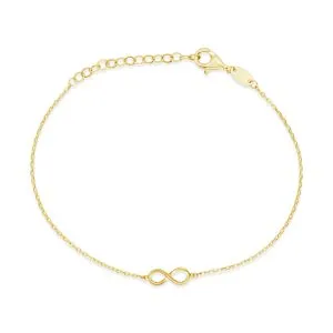Infinity Charm zlatna narukvica