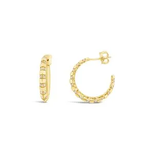 Lumiere Hoops zlatne naušnice