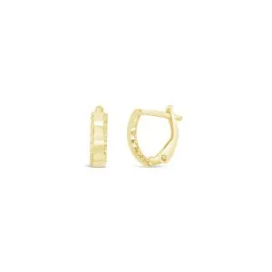 Mini Glow dječje zlatne naušnice
