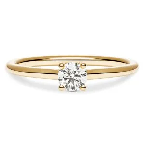Whispering Diamond zlatni zaručnički prsten s dijamantom 0.28 - 0.37 ct