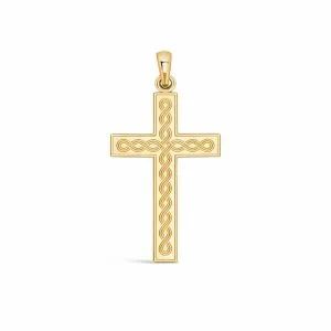Heritage Cross Maxi zlatni privjesak