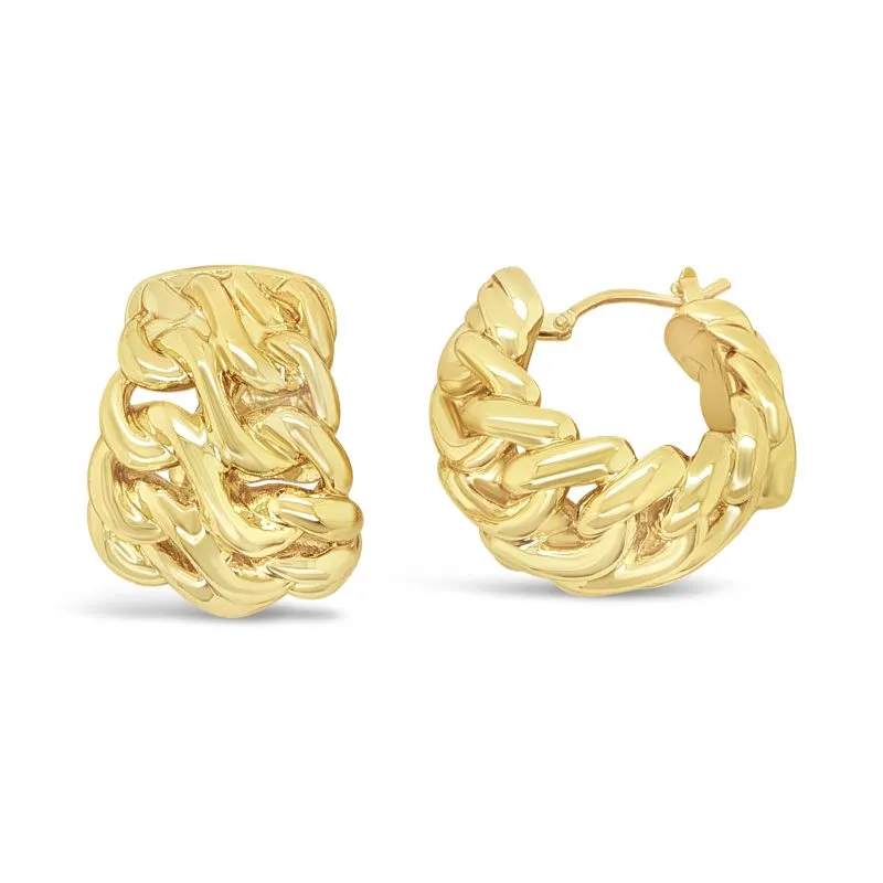 Golden Link zlatne naušnice